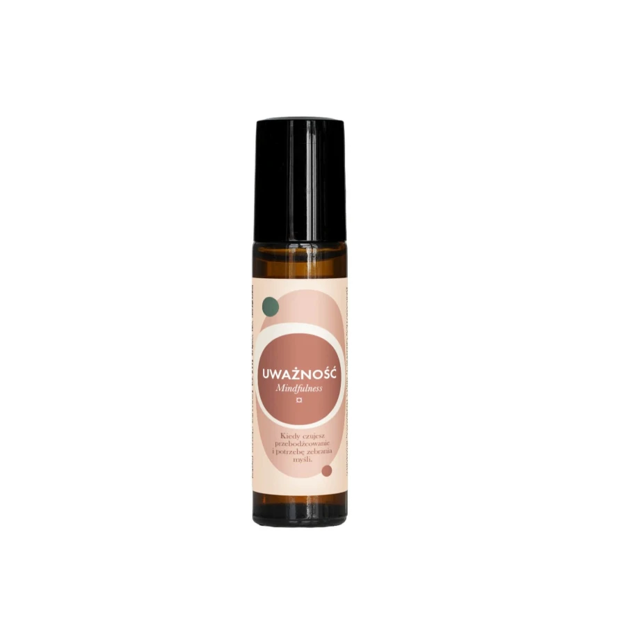 Uważność, roll-on z olejkami eterycznymi do aromaterapii, 10 ml / Lullalove