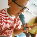 Bezprzewodowy zestaw do karaoke KIDYKARAOKE - BLUE / Kidywolf