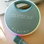 Bezprzewodowy zestaw do karaoke KIDYKARAOKE - BLUE / Kidywolf