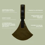 Nosidło wspomagające Army Green / Wildride