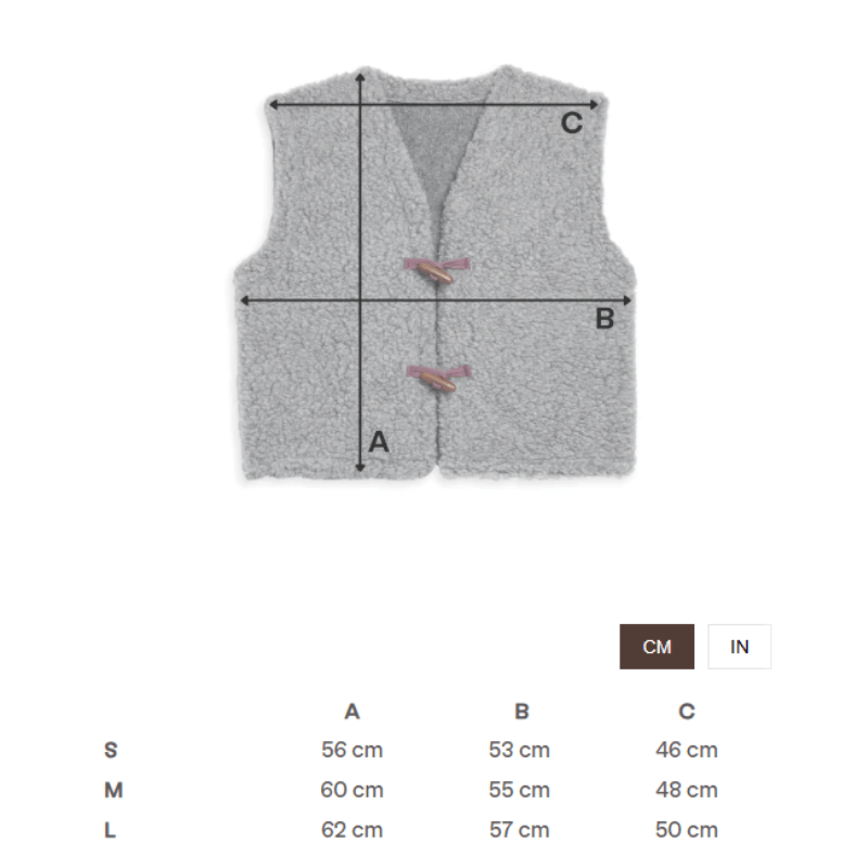 Kamizelka wełniana merino dla dorosłych - stone grey / Happymess