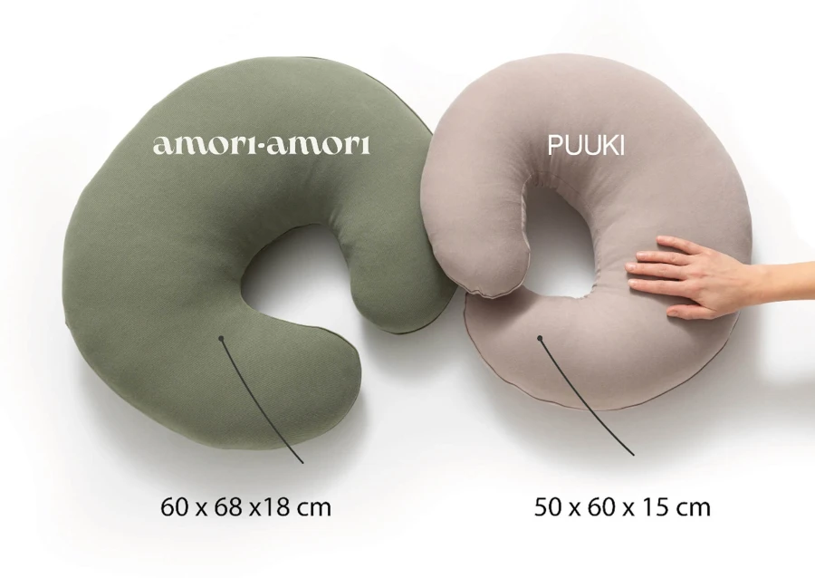 Poduszka do karmienia Bon Apetit - śmietanka / Amori Amori