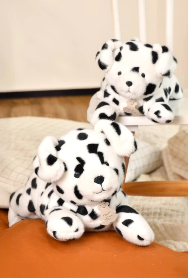 Pluszowy obciążeniowy pies dalmatyńczyk Les P'tits Relax / Histoire d'Ours