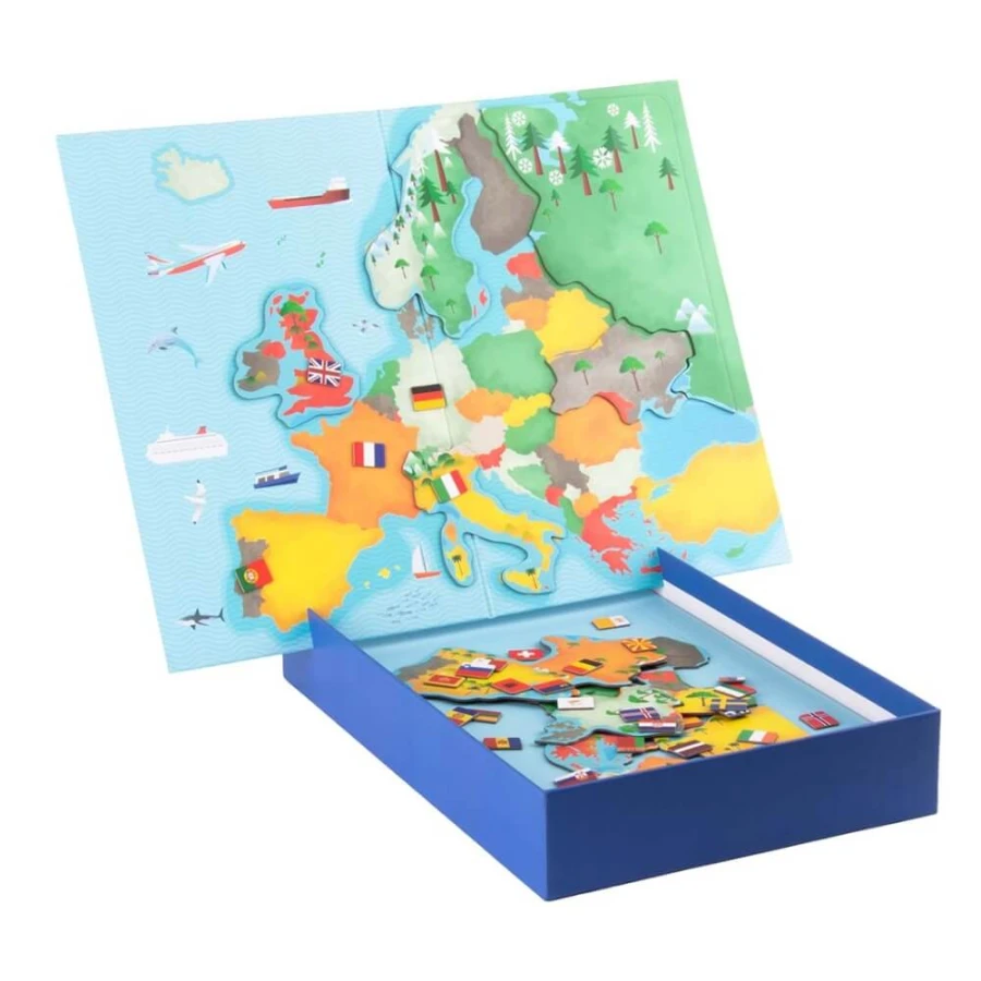 Magnetyczna układanka - Flagi Europy / Apli Kids