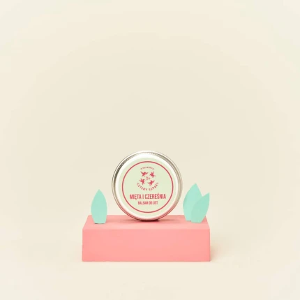 Mięta i Czereśnia - balsam do ust, 15ml / Mydlarnia Cztery Szpaki