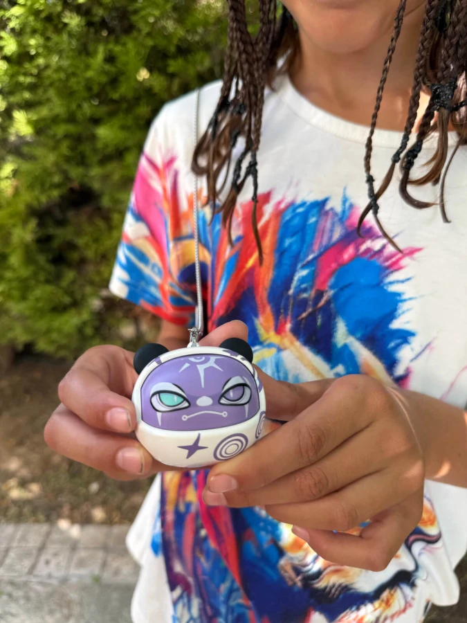 GOAT Earbuds Frozen Cyborgs słuchawki bezprzewodowe z etui i wisiorkiem / Kiddoboo