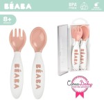 Sztućce plastikowe w etui Nude / Beaba