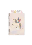Kreatywny zestaw papierniczy, notes, naklejki i brokatowe długopisy - unicorn / Konges Slojd