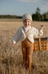 Rajstopki 100% wełny merino bez stópek Footless - Cappuccino / Silly Silas
