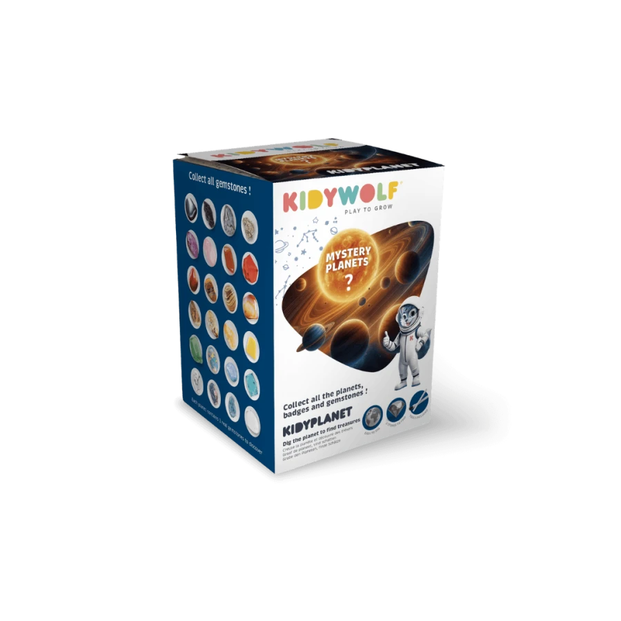 Zestaw do odkrywania planet i kamieni szlachetnych KIDYPLANET / Kidywolf