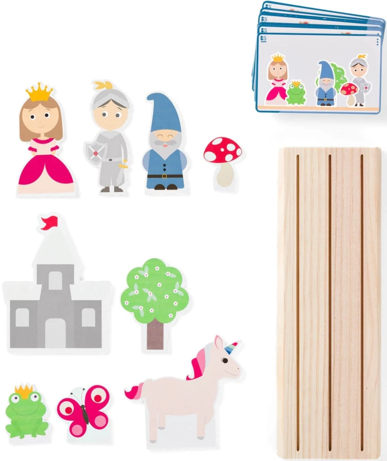 Gra edukacyjna Baśniowe opowieści - słuchaj i układaj, 4+ / BS Toys