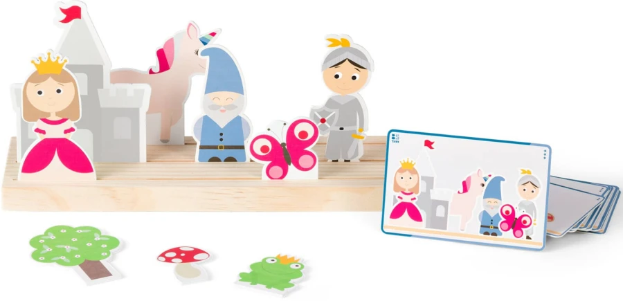 Gra edukacyjna Baśniowe opowieści - słuchaj i układaj, 4+ / BS Toys