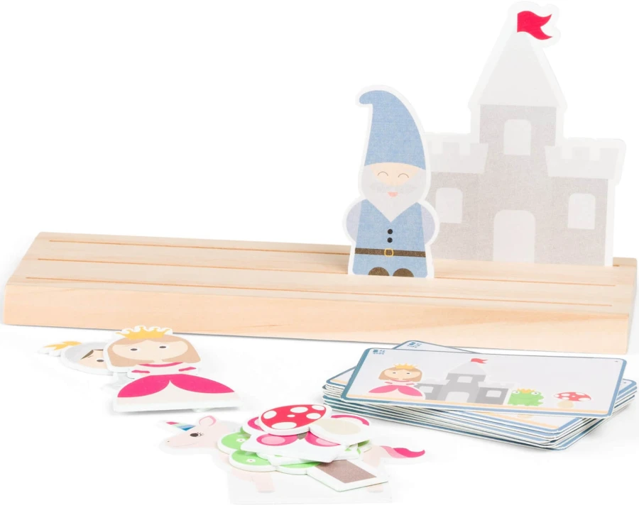 Gra edukacyjna Baśniowe opowieści - słuchaj i układaj, 4+ / BS Toys