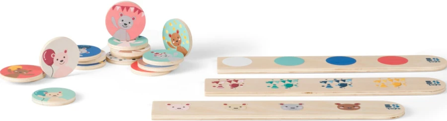 Gra edukacyjna Sortowanie misiów 5+ / BS Toys