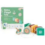 Klasyczne gry Retro Fidget Trio, jojo, bączek, drabinka Jacoba, 6+ / BS Toys