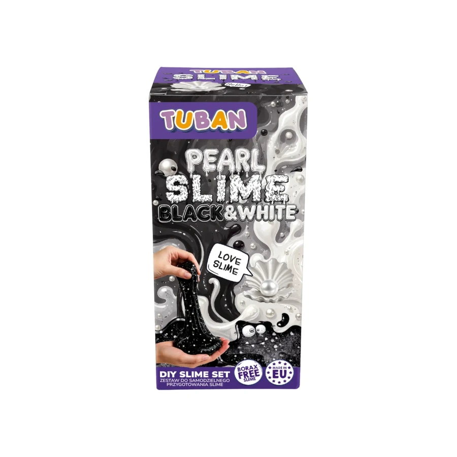 Zestaw DIY Slime PEARL - BLACK&WHITE / Tuban