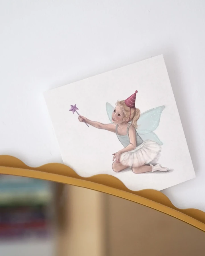 Kartka urodzinowa dla dziewczynki z wróżką / Hi Little
