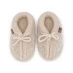 Buciki dziecięce wełniane Nevada - beige / Zaffiro