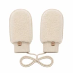 Rękawiczki dziecięce wełniane Nevada - beige / Zaffiro