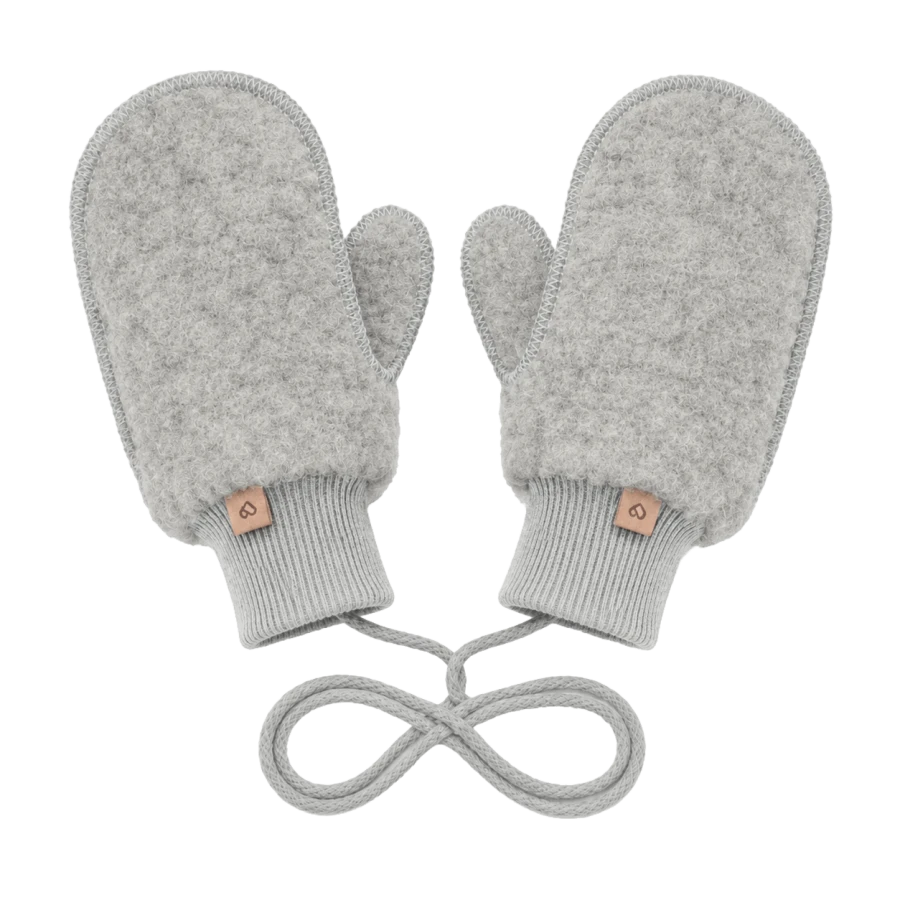 Rękawiczki dziecięce wełniane Nevada - grey / Zaffiro