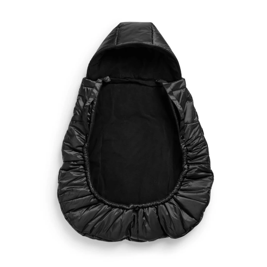 Otulacz 2w1 do nosidełka lub wózka, Cosy Cover - Black / Elodie Details