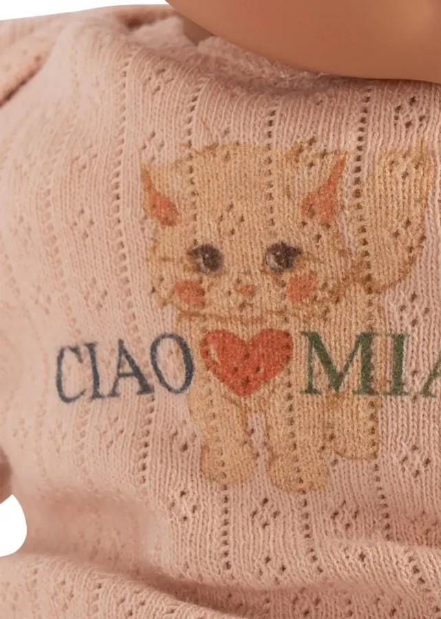 USZKODZONE OPAKOWANIE: Lalka Cattie z nosidełkiem - ciao miao rose / Konges slojd
