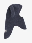Kominiarka 100% wełny merino z uszkami królika - Ombre Blue Melange / HUTTEliHUT