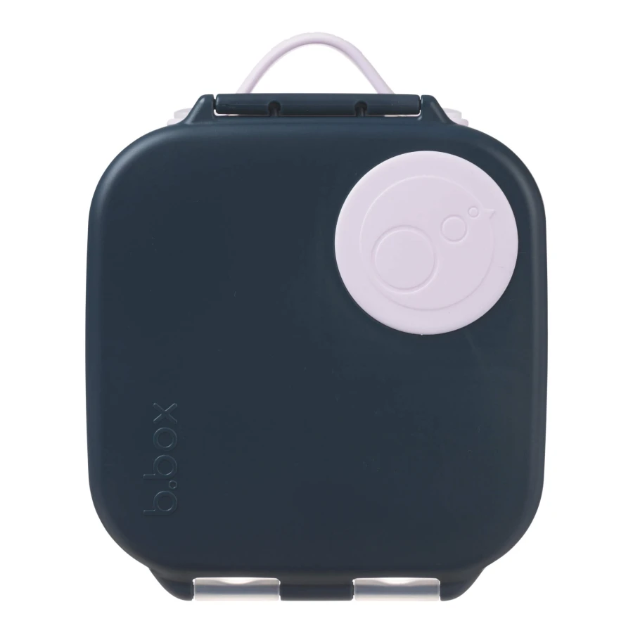 Zestaw Mini Lunchbox + Butelka tritanowa ze słomką 450 ml - Indigo Rose / B.box