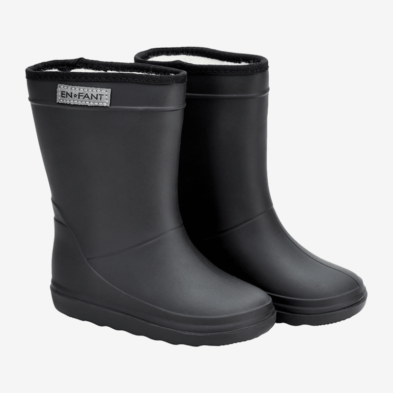 Kalosze ocieplane - Black / En Fant