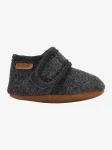 Kapcie dziecięce 100% wełny - Dark grey melange / En Fant