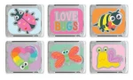 Kostki sensoryczne świecące w wodzie 6szt. - Love Bugs / Glo Pals