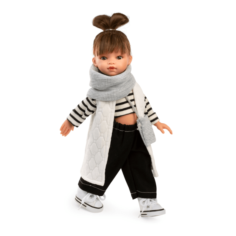 Lalka hiszpańska Emily w kamizelce z kokiem 33cm / Antonio Juan
