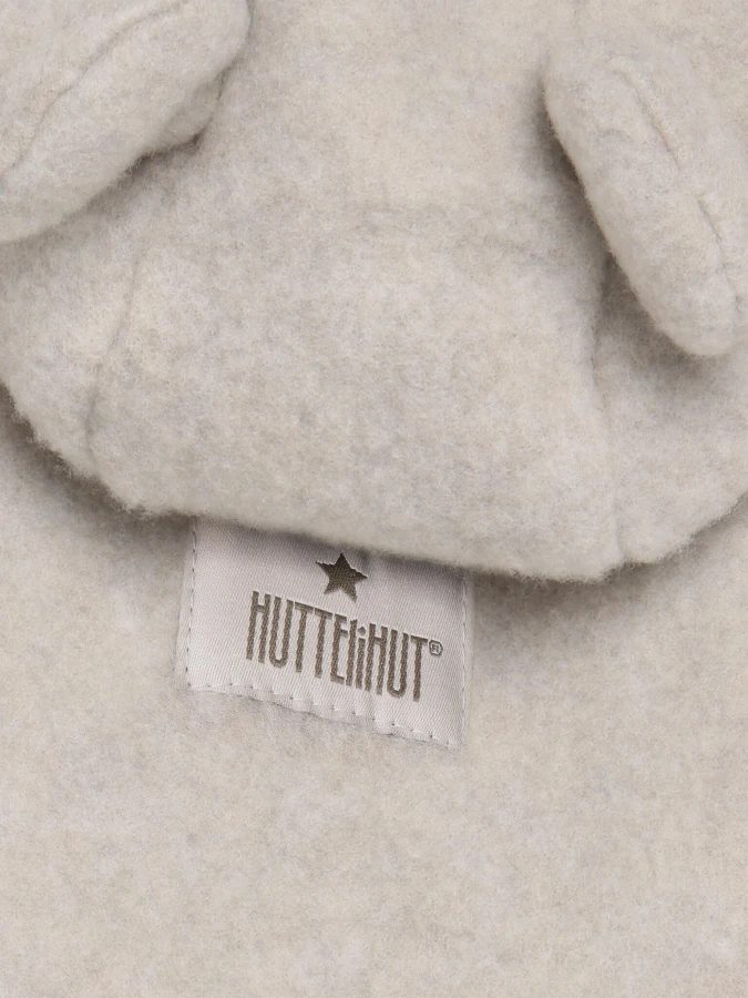 Kurtka 100% wełny merino - Camel Melange / HUTTEliHUT