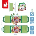 Magnetyczne puzzle Farma Magneti'puzzles 24 el. 3+ / Janod
