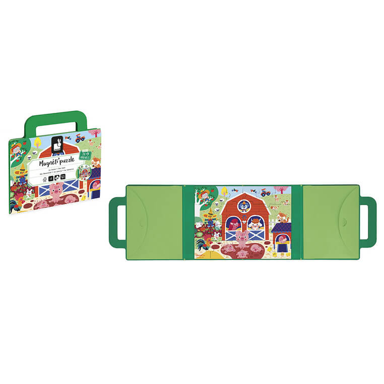 Magnetyczne puzzle Farma Magneti'puzzles 24 el. 3+ / Janod