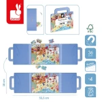 Magnetyczne puzzle 4 pory roku Magneti'puzzles 36 el. 4+ / Janod
