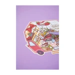 Zestaw kreatywny Scenki do wyklejania z mini naklejkami i pęsetą Cosy stickers - Ciężarówka / Janod