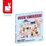 Zestaw kreatywny Scenki do wyklejania z mini naklejkami i pęsetą Cosy stickers - Restauracja / Janod
