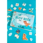 Książeczka z zadaniami Busy Book Dinozaury 3+ / Janod