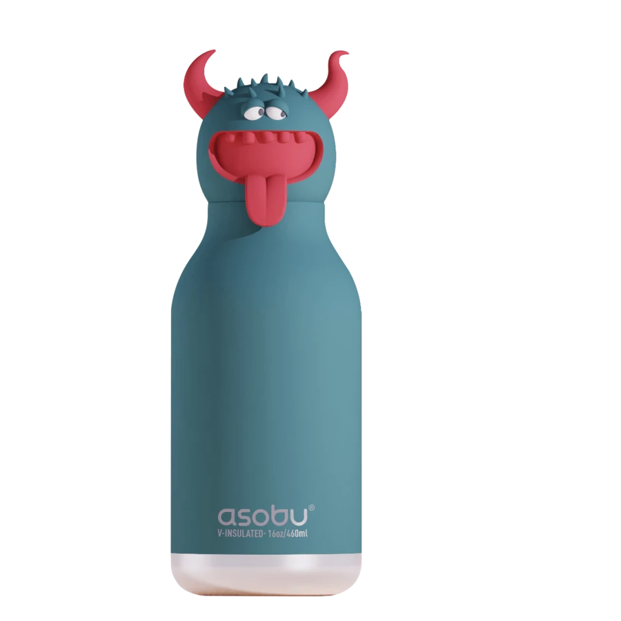 Butelka termiczna ze słomką Spookie, 460 ml - Beast / Asobu Halloween