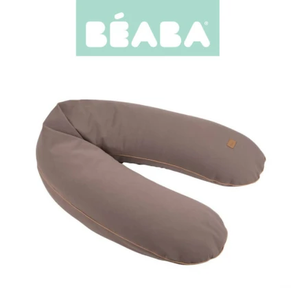 Ergonomiczna poduszka rogal dla kobiet w ciąży i karmiących Big Flopsy™ French - Cacao / Beaba