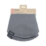 Śliniak bawełniany 3w1 - Grey, 2szt. / KipKep