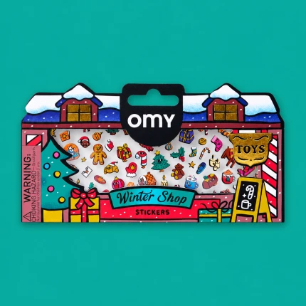 Odlotowe winylowe naklejki - WINTER SHOP / OMY