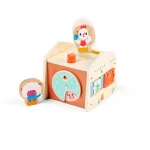 Drewniany domek manipulacyjny Zabawa w chowanego 12m+ / Lilliputiens