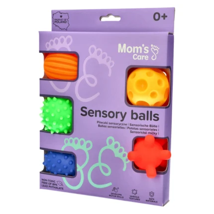 Piłki sensoryczne SENSORKY 5 szt. / Mom's Care