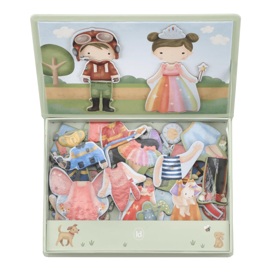 Magnetyczna układanka - Ubieranie / Little Dutch