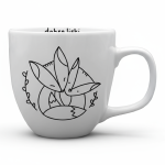 Porcelanowy kubek DOBRE LISKI 300ml / FOR.REST