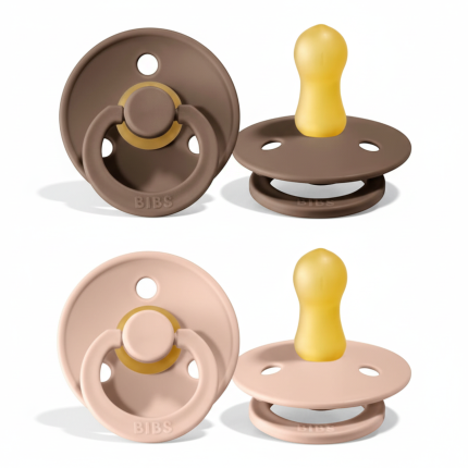 Smoczek Bibs - 2-pak BLUSH & DARK OAK