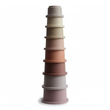 Stacking Tower - wieża z kubeczków PETAL  / Mushie