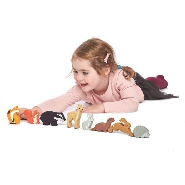 Drewniane figurki do zabawy - leśne zwierzęta / Tender Leaf Toys